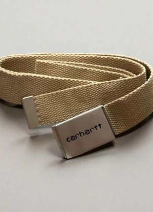 Carhartt WIP Belt Cinturón Ceinture Gürtel Cintura – Canvas Beige / Sand / Creme / Tan, marca: Carhartt, estado: Muito bom, tamanho: Ajustável, €10.94, €12.19 inclui Proteção do Comprador