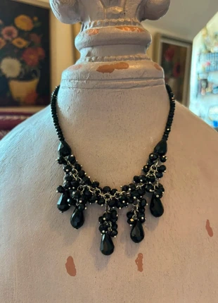 Vampiric Elegance: Black Drop Choker, condition: Good, £1.00, £1.75 includes Buyer Protection