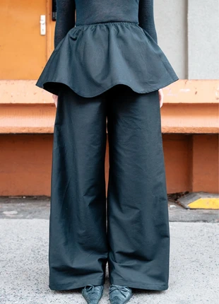 custom made japandi style pants and skirt set, merk: Handarbeit, staat: Nieuw met prijskaartje, maat: S / 36 / 8, € 85,00, € 89,95 inclusief Kopersbescherming