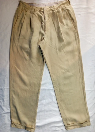 Pantalone lino Cantarelli made in Italy, marque: Cantarelli, état: Très bon état, taille: W33 | FR 42, 6,00 €, 7,00 € Protection acheteurs incluse