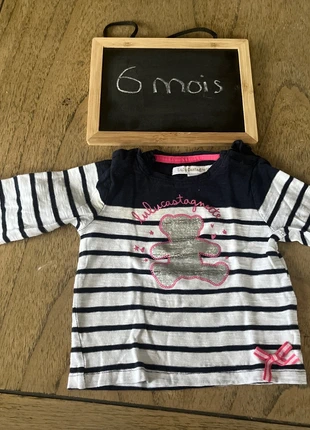Tee shirt manches longues 6 mois, marke: Lulu Castagnette, zustand: Sehr gut, größe: 6-9 Monate / 68, 1,50 €, 2,28 € inklusive Vinted-Käuferschutz