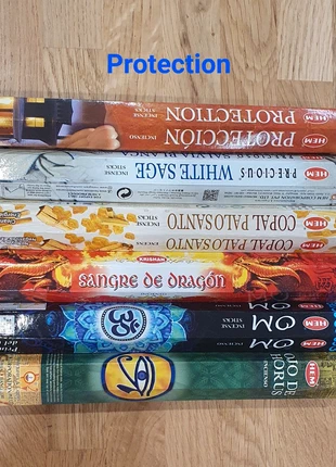 Lot de 6 sortes d'encens protection, brand: HEM, condition: New with tags, €10.00, €11.20 includes Buyer Protection Pro