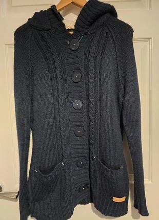 Weird Fish Sherpa Lined Hooded Cardigan Navy Size 12, brand: Fat Face, condition: Very good, size: M / UK 12-14, £20.00, £21.70 includes Buyer Protection