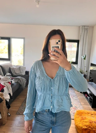 Blouse bohème, marque: Stradivarius, état: Très bon état, taille: S / 36 / 8, 10,00 €, 11,20 € Protection acheteurs incluse