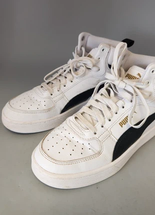 Puma White And Black High Top Trainers UK Size 3.5 (G7), brand: Puma, condition: Good, size: 3.5, £6.00, £7.00 includes Buyer Protection Pro