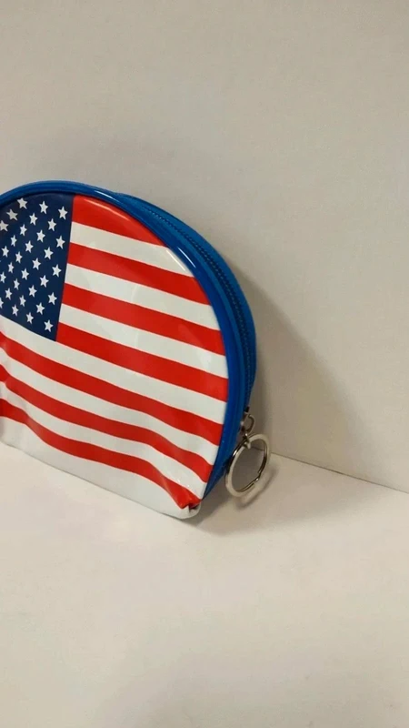 Porte monnaie pvc motif amerique - photo numéro 3