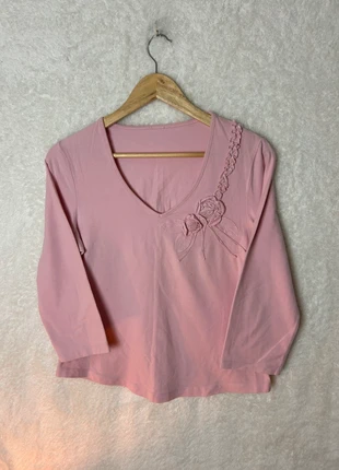 Y2K embroidered top, brand: no brand, condition: Very good, size: M / UK 12-14, £2.00, £2.80 includes Buyer Protection