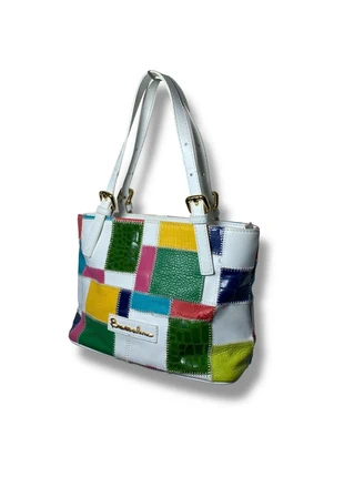 braccialini sac cuir patch leather made in Italy, marke: Braccialini, zustand: Sehr gut, 29,00 €, 31,15 € inklusive Vinted-Käuferschutz