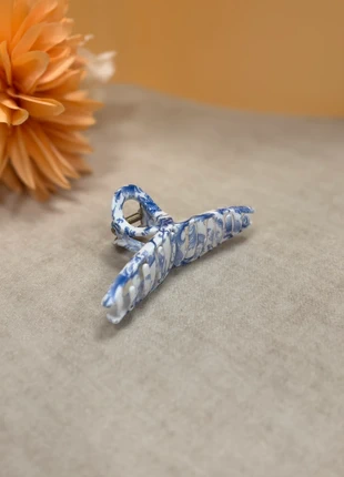 Delft Blue Porcelain Hair Clip – New & Elegant / Delft Blauwe Porselein Haarclip – Nieuw & Elegant, condizioni: Nuovo senza cartellino, €7.50, €8.58 include la Protezione acquisti