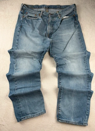 Jeans Lévis 505 vintage coupe droite bleu - w38, marque: Levi's, état: Très bon état, taille: W38 | FR 48, 25,00 €, 26,95 € Protection acheteurs incluse