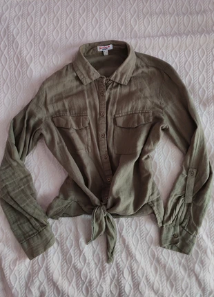 Chemise Jennifer kaki taille S, marque: Jennifer, état: Très bon état, taille: S / 36 / 8, 3,50 €, 4,38 € Protection acheteurs incluse