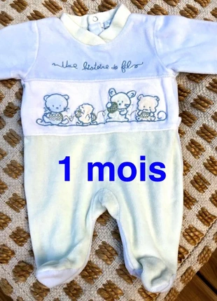 Grenouillère pyjama bébé garçon bleu petit kimbaloo naissance 1 mois, marke: Kimbaloo, zustand: Sehr gut, größe: Bis zu 1 Monat / 50, 1,00 €, 1,75 € inklusive Vinted-Käuferschutz