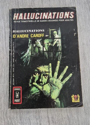 Hallucinations revue BD pour adultes André Caroff Aredit Comics Pocket 1969 vintage rare, état: Satisfaisant, 9,90 €, 11,10 € Protection acheteurs incluse