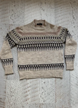 Cozy timeless Cortefiel nordic trui maat L wolmix, merk: Cortefiel, staat: Heel goed, maat: L / 40 / 12, € 7,50, € 8,58 inclusief Kopersbescherming