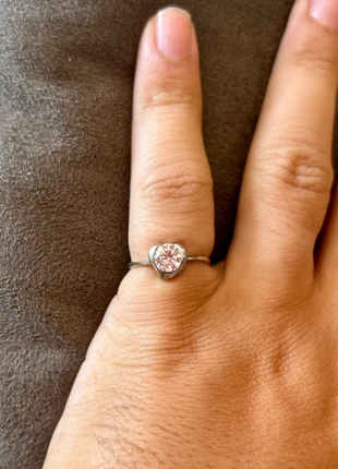 Bague solitaire en argent massif, brand: Argent, condition: Very good, size: 17.3 mm Ø, €14.95, €16.40 includes Buyer Protection Pro