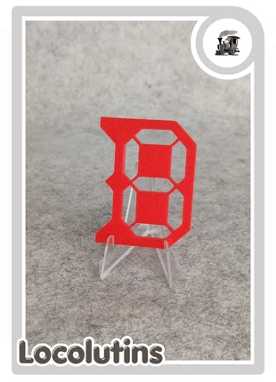 🚂 Pochoir chiffre écriture digital, état: Très bon état, 3,20 €, 4,06 € Protection acheteurs (Pro) incluse