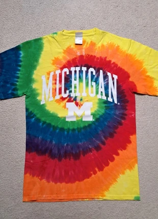 Tshirt Port & Compagny S Michigan Rave Festival Trippy Coloré Galaxy Hallucinogène Teuf, marke: Port & Company, zustand: Sehr gut, größe: S, 20,00 €, 21,70 € beinhaltet Vinted-Käuferschutz Pro