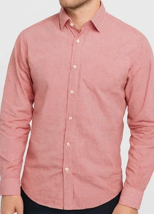428 Chemise Tommy Hilfiger Slim Fit Rouge à Carreaux, marque: Tommy Hilfiger, état: Très bon état, taille: L, 7,00 €, 8,05 € Protection acheteurs incluse