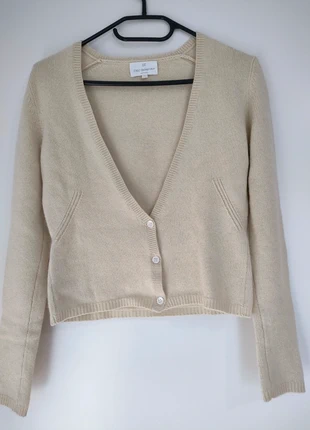 Cardigan/gilet jaune, marke: Eric Bompard, zustand: Sehr gut, größe: S / 36 / 8, 70,00 €, 74,20 € inklusive Vinted-Käuferschutz