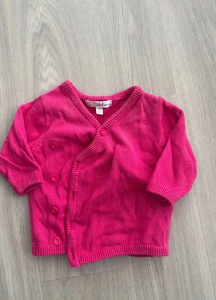 Gilet tricoté Kitchoun – Taille 1 mois (54 cm), marque: Kitchoun, état: Très bon état, taille: Jusqu'à 1 mois / 50 cm, 2,00 €, 2,80 € Protection acheteurs incluse