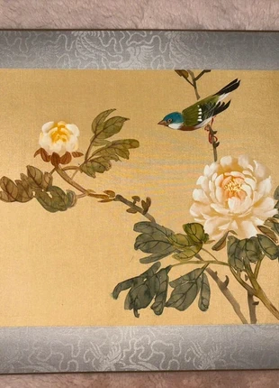 Chinese painting on silk signed, brand: Art, condition: New without tags, £8.00, £9.10 includes Buyer Protection