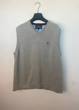 Cardigan sans manches Tommy Hilfiger Gris Femme L, brand: Tommy Hilfiger, condition: Very good, size: L / 40 / 12, €8.00, €9.10 includes Buyer Protection