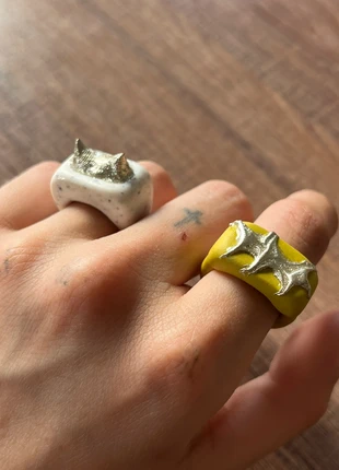 Abstract rings, marke: Abstract, zustand: Neu, größe: 53.1 mm / 16.9 mm Ø, 20,00 €, 21,70 € inklusive Vinted-Käuferschutz