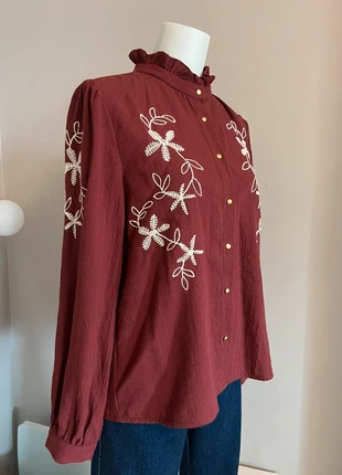 Chemisier brodé, marque: charlior, état: Neuf sans étiquette, taille: S / 36 / 8, 23,00 €, 24,85 € Protection acheteurs incluse