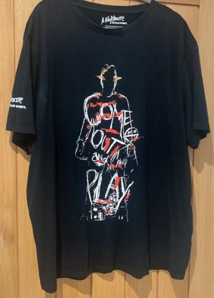 Nightmare on Elm street Freddy Krueger ‘come out to play’ horror design shirt, brand: Tesco F&F, condition: Good, size: XXL, £12.00, £13.30 includes Buyer Protection