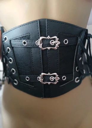 Goth Emo Punk Retro Boho Buckle Corset Belt, condition: New with tags, size: Adjustable, £6.99, £8.04 includes Buyer Protection