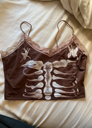 Top marron, marke: Shein, zustand: Sehr gut, größe: S / 36 / 8, 1,00 €, 1,75 € inklusive Vinted-Käuferschutz