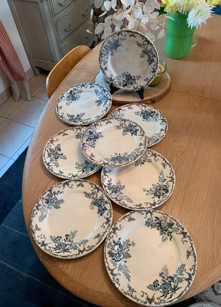 Assiettes terre de fer, marque: Choisy le Roi, état: Bon état, 40,00 €, 42,70 € Protection acheteurs incluse