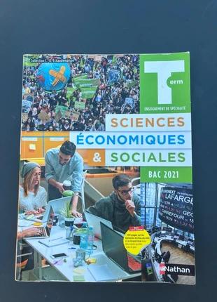 Manuel spécialité sciences économiques et sociales terminale, état: Bon état, 17,00 €, 18,55 € Protection acheteurs incluse