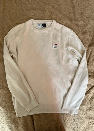 Pull blanc maille fine – Disney unisexe, marque: Zara, état: Très bon état, taille: L / 40 / 12, 5,00 €, 5,95 € Protection acheteurs incluse