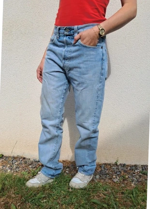 Jeans Levis clair femme, red tab big E - W33 L34 - 40/42, marke: Levi's, zustand: Sehr gut, größe: L / 40 / 12, 25,00 €, 26,95 € inklusive Vinted-Käuferschutz