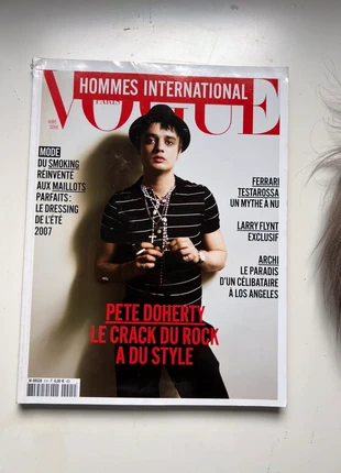 Magazine Vogue Hommes International Pete Doherty, estado: Satisfatório, €10.00, €11.20 inclui Proteção do Comprador
