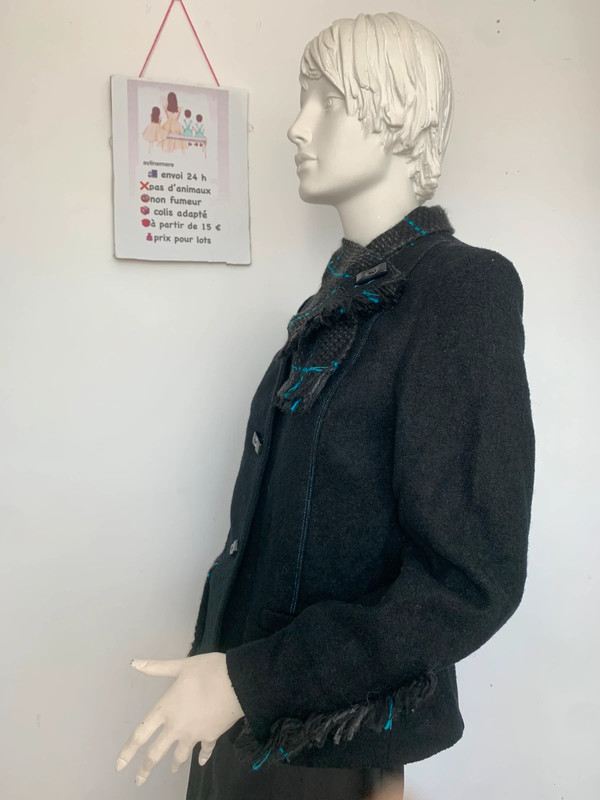 Veste en 100% laine made in France - photo numéro 4