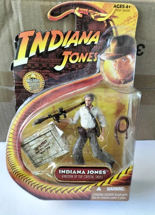 Indiana Jones, merk: Hasbro, staat: Nieuw met prijskaartje, maat: Prematuur, tot 44 cm, € 11,00, € 12,25 inclusief Kopersbescherming