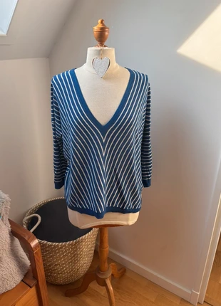 💙 sublime pull fin - La Fée Maraboutée - T38/40, marke: La Fee Maraboutee, zustand: Sehr gut, größe: M / 38 / 10, 23,00 €, 24,85 € inklusive Vinted-Käuferschutz