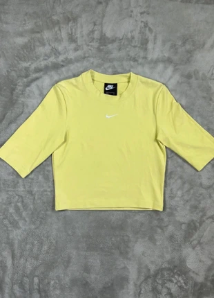 Nike Cropped T-Shirt Lime Green | Swoosh Logo | Women’s Sportswear Y2K vibe, marca: Nike, estado: Novo sem etiquetas, tamanho: S / 36 / 8, €14.95, €16.40 inclui Proteção do Comprador
