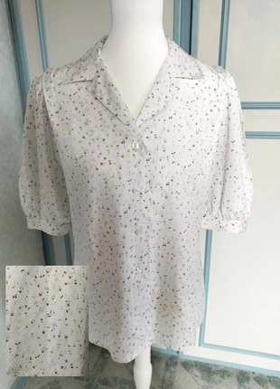 Vintage chemisier fleurie dainty ditsy romantique, brand: COQUETTE, condition: Very good, size: S / 36 / 8, €8.00, €9.10 includes Buyer Protection