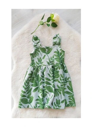 Robe été chic fille 3 ans imprimé feuillage sans manches Janie & Jack chic dos ouvert, brand: Janie and Jack, condizioni: Ottime, taglia: 3 anni / 98 cm, €14.00, €15.40 include la Protezione acquisti