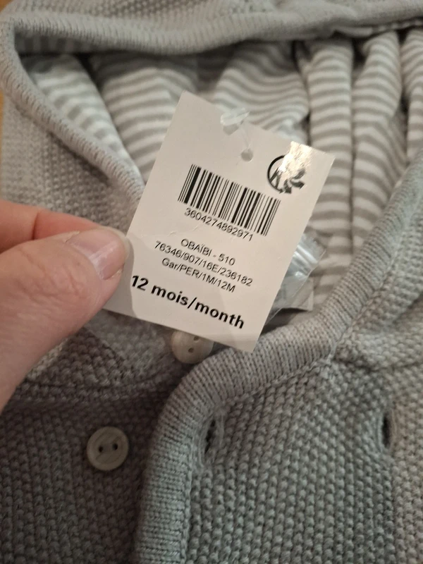 Veste gilet obaibi 12 mois neuf - photo numéro 6