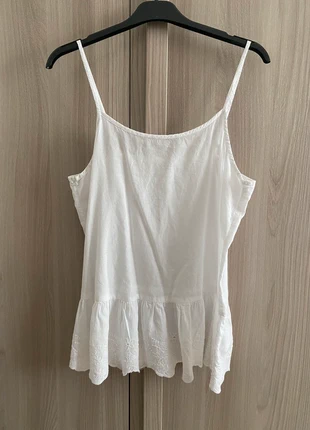 Top bianco, marca: Jacqueline de Yong, estado: Muy bueno, tamaño: S / 36 / 8, 5,00 €, 5,95 € Protección al comprador incluida