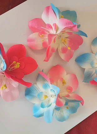 Orchidée Barrette Cheveux et ou Broche pour Pin Up Vintage Tiki Hawaii Rockabilly 1950 1960, merk: PIN-UP, staat: Nieuw zonder prijskaartje, € 8,00, € 9,10 inclusief Kopersbescherming