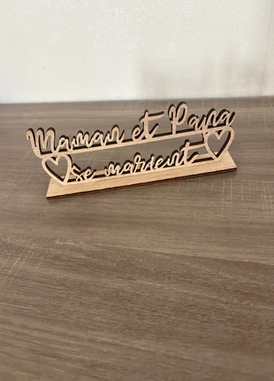 Pancarte mariage, estado: Muito bom, €3.00, €3.85 inclui Proteção do Comprador