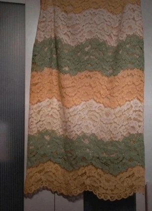 Falda midi encaje vintage Y2K tonos pastel // talla M, marque: Vintage Dressing, état: Très bon état, taille: M / 38 / 10, 13,00 €, 14,35 € Protection acheteurs incluse