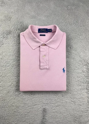 Polo Classic Fit manche courte - Polo Ralph Lauren - Rose logo brodé Bleu - Taille S Homme, marca: Polo Ralph Lauren, estado: Muito bom, tamanho: S, €19.90, €21.60 inclui Proteção do Comprador
