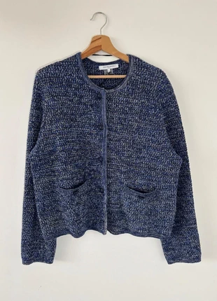 Gilet Cardigan en maille Liliana royal de Gerard Darel avec étiquette (L), marque: Gerard Darel, état: Très bon état, taille: L / 40 / 12, 60,00 €, 63,70 € Protection acheteurs incluse