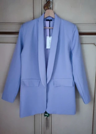 Giacca classica aperta viola blazer elegante/classic lilac retro vintage jacket one size, marke: Satya, zustand: Neu, mit Etikett, größe: Einheitsgröße, 12,00 €, 13,30 € inklusive Vinted-Käuferschutz